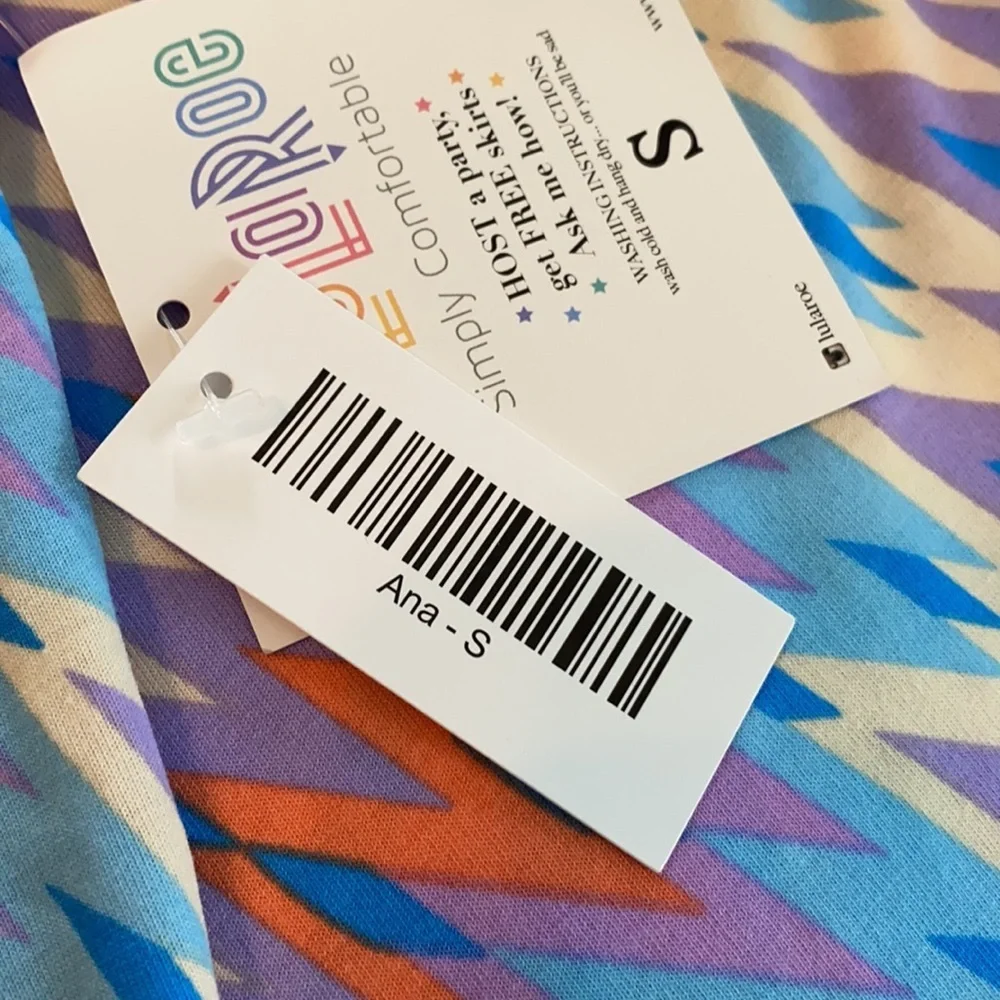 LuLaRoe Ana maxi dress size S geometry pattern - Picture 7 of 12
